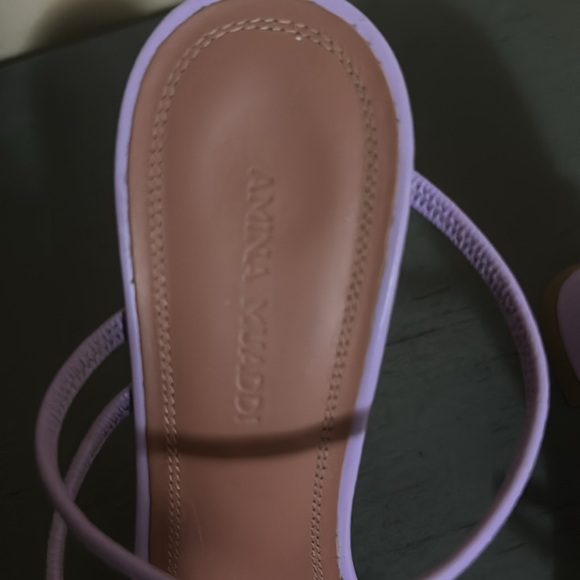 Amina Muaddi sandles warn once - Picture 2 of 6